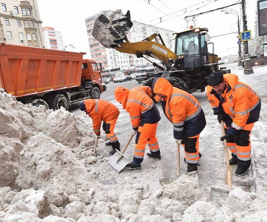 Уборка снега в Кемерово и  Кемеровской области